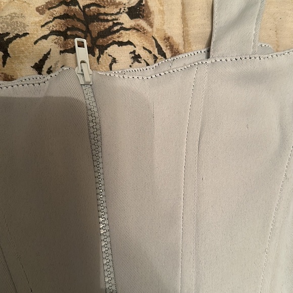 Guizio classic fitted corset in blue - Picture 6 of 10